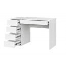 Стол компьютерный SV-МЕБЕЛЬ К №13 Серия 2 Белый глянец